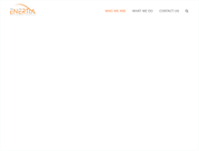 Tablet Screenshot of enertiagroup.com